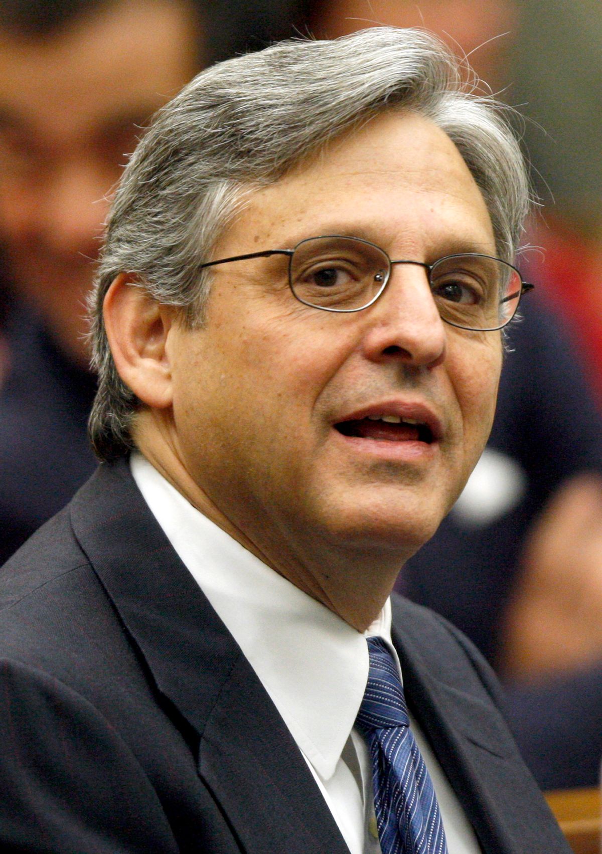 FILE - In this May 1, 2008 file photo, Judge Merrick B. Garland, U.S. Court of Appeals for the District of Columbia Circuit, is pictured before the start of a ceremony at the federal courthouse in Washington.  Two experienced federal judges and the Obama administration's top Supreme Court lawyer are widely considered the leading candidates for the next high court opening in the event Justice John Paul Stevens retires.  (AP Photo/Charles Dharapak, File) (Associated Press)