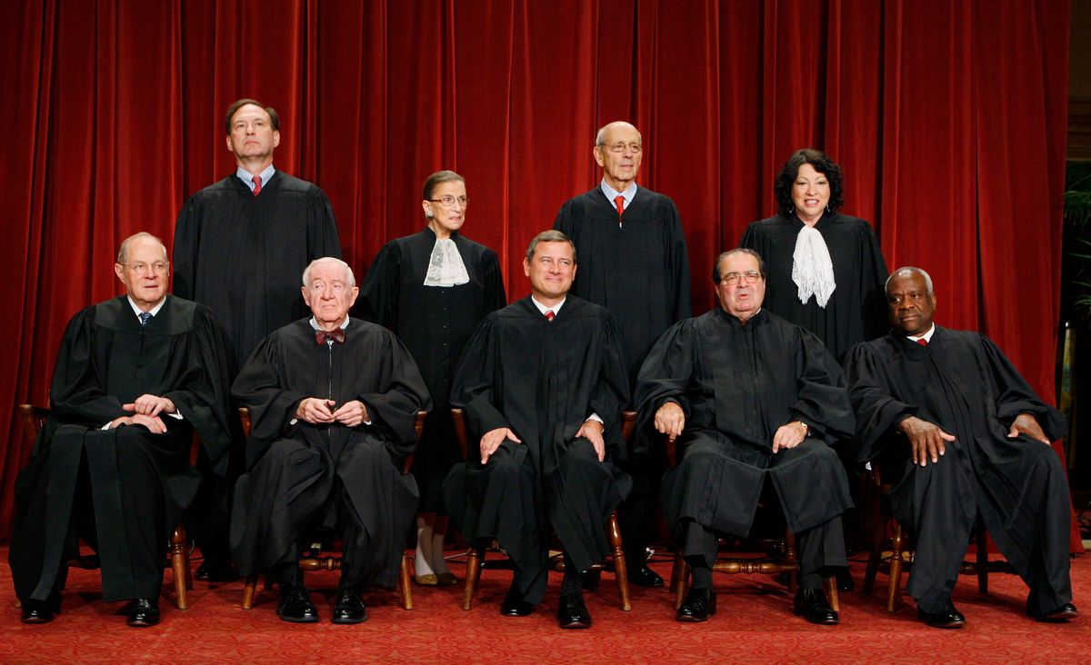 What are the ages of the current supreme court justices information