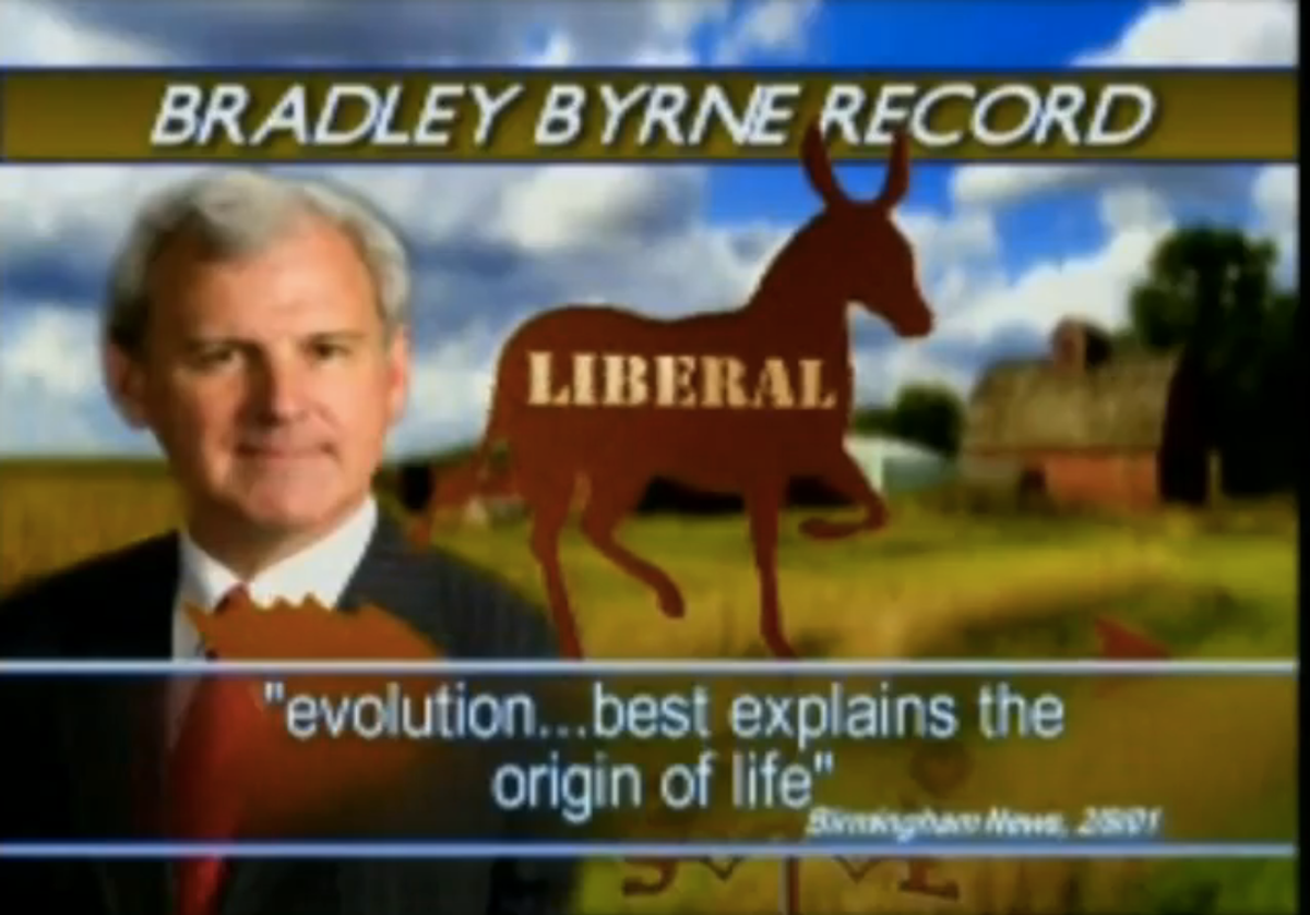 Attack ad aimed at gubernatorial candidate Bradley Byrne