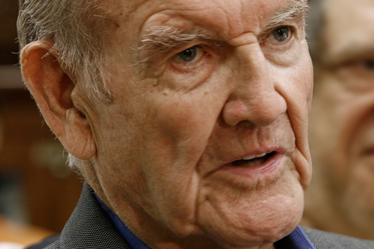 Former Senator and Democratic presidential candidate George McGovern in 2006.