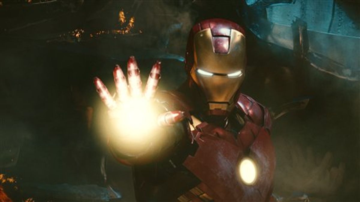 In this film publicity image released by Paramount Pictures,a scene is shown from, "Iron Man 2." (AP Photo/Paramount Pictures, Industrial Light and Magic)    (AP)