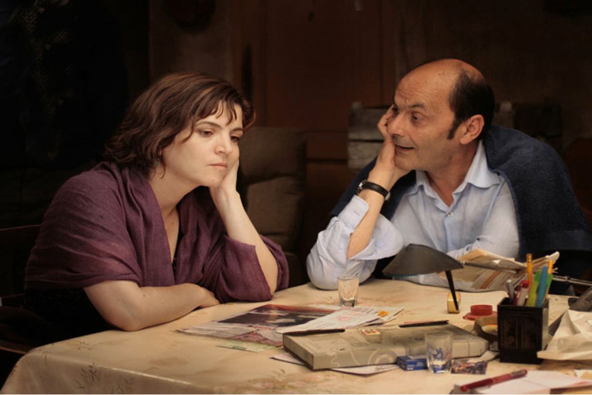 Agnès Jaoui and Jean-Pierre Bacri in "Let It Rain"