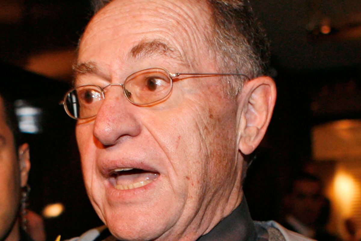 Alan Dershowitz in 2009.