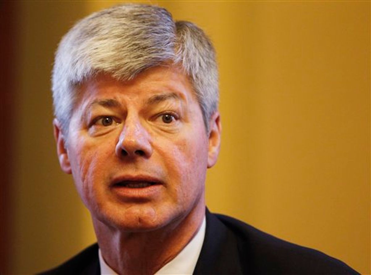 FILE - In this April 21, 2010, file photo Rep. Bart Stupak, D-Mich., is seen on Capitol Hill in Washington. Stupak heads the subcommittee on oversight and investigations.  The impatient nation isn't getting answers fast enough in the Gulf of Mexico oil spill disaster. What exactly went wrong? Who messed up? How much oil is actually pouring into the Gulf? Can the oil get to Florida and even up the Atlantic coast? What will the environmental and economic consequences be?  (AP Photo/Charles Dharapak, File) (AP)