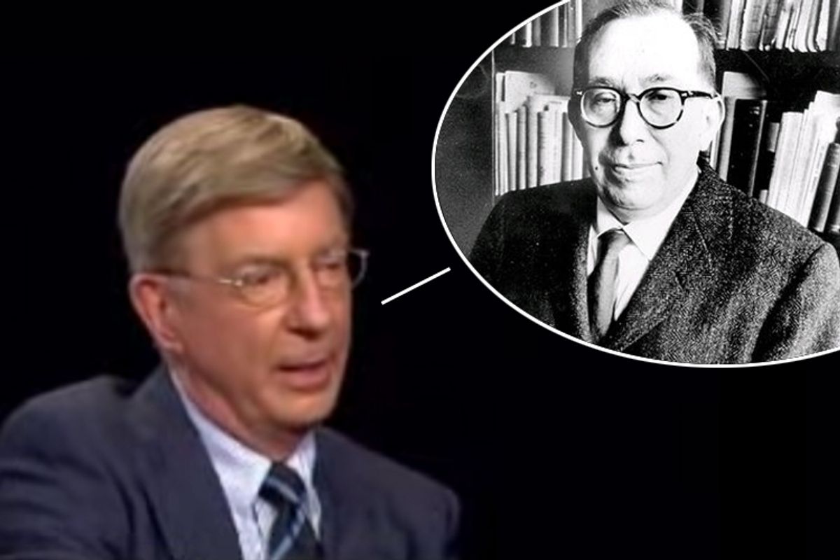 George Will and Leo Strauss         