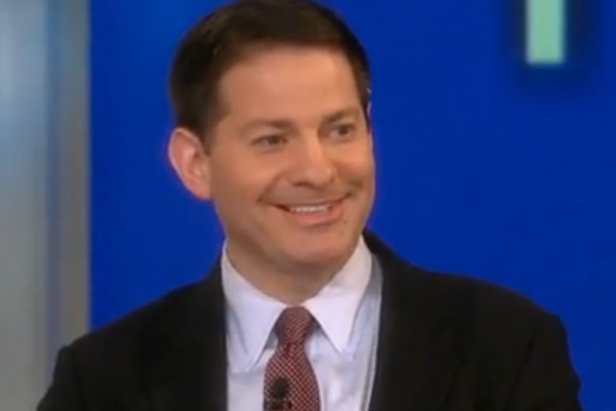 Mark Halperin on "The View" in January.   