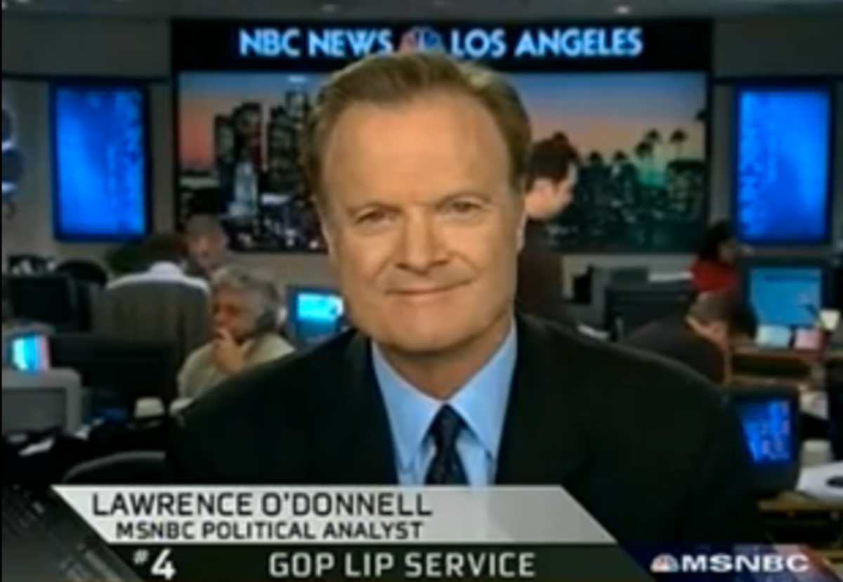 Lawrence O'Donnell on MSNBC 