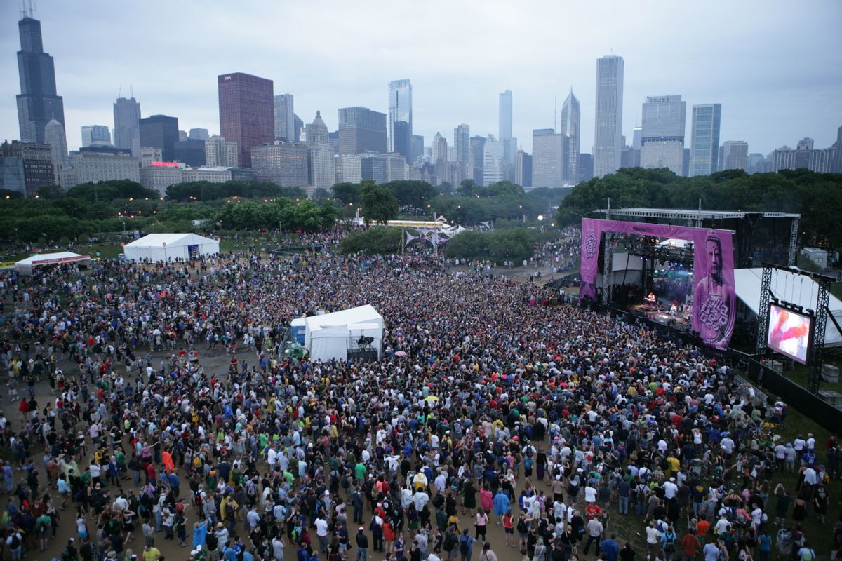 The 2009 Lollapalooza festival in Chicago