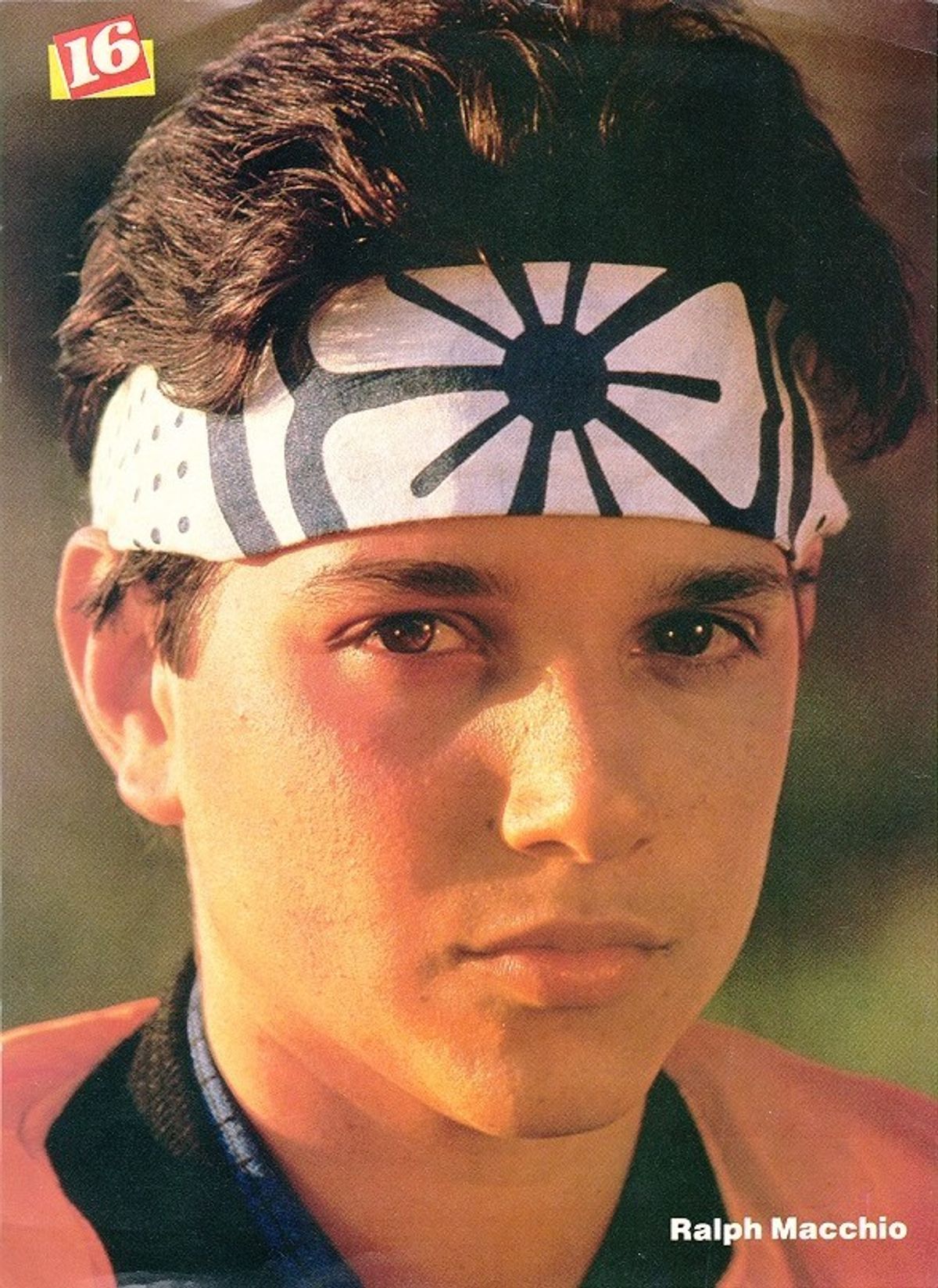 Ralph Macchio in the original "Karate Kid."