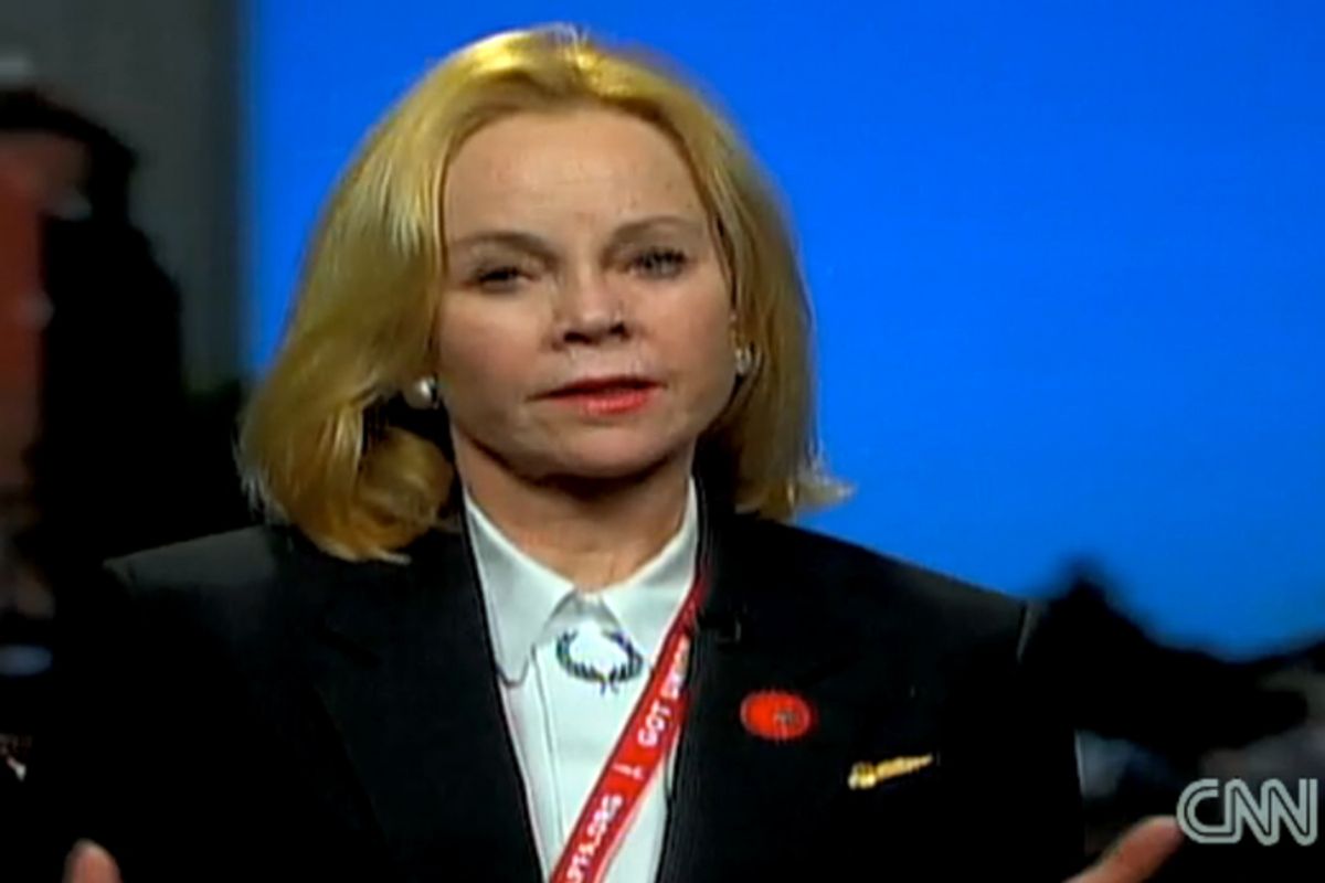 American Airlines flight attendant Patti DeLuna.