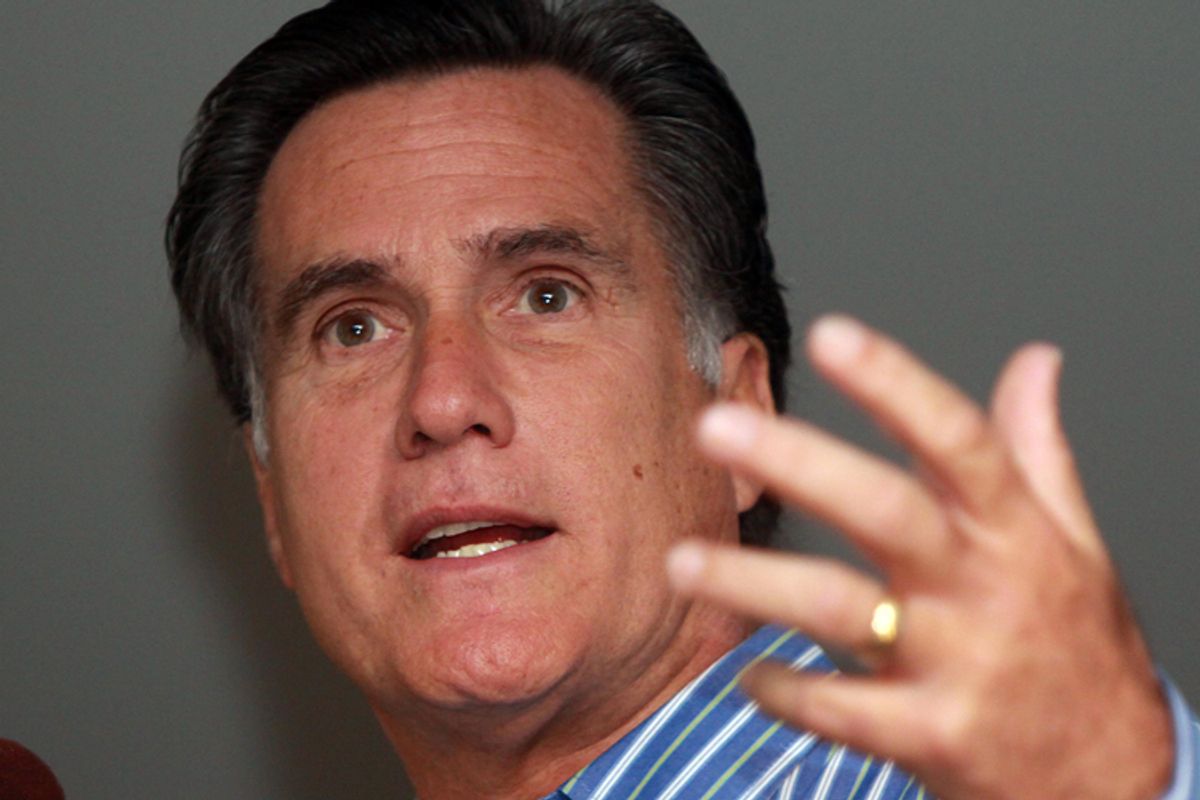 Mitt Romney in March.    