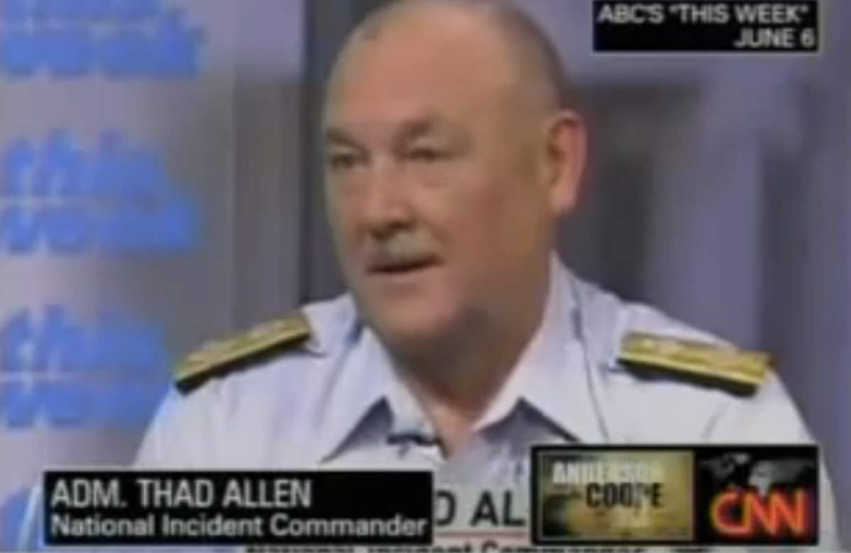 In June, Adm. Thad Allen told ABC, "Media will have uninhibited access anywhere we're doing operations." The new rule contradicts that statement.