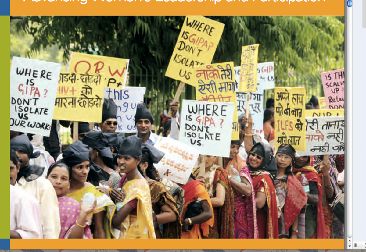 The cover of the report, "Transforming the National AIDS Response"
