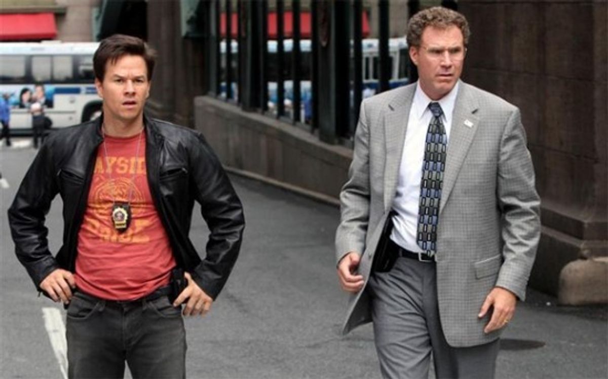 Mark Wahlberg and Will Ferrell in"The Other Guys." 