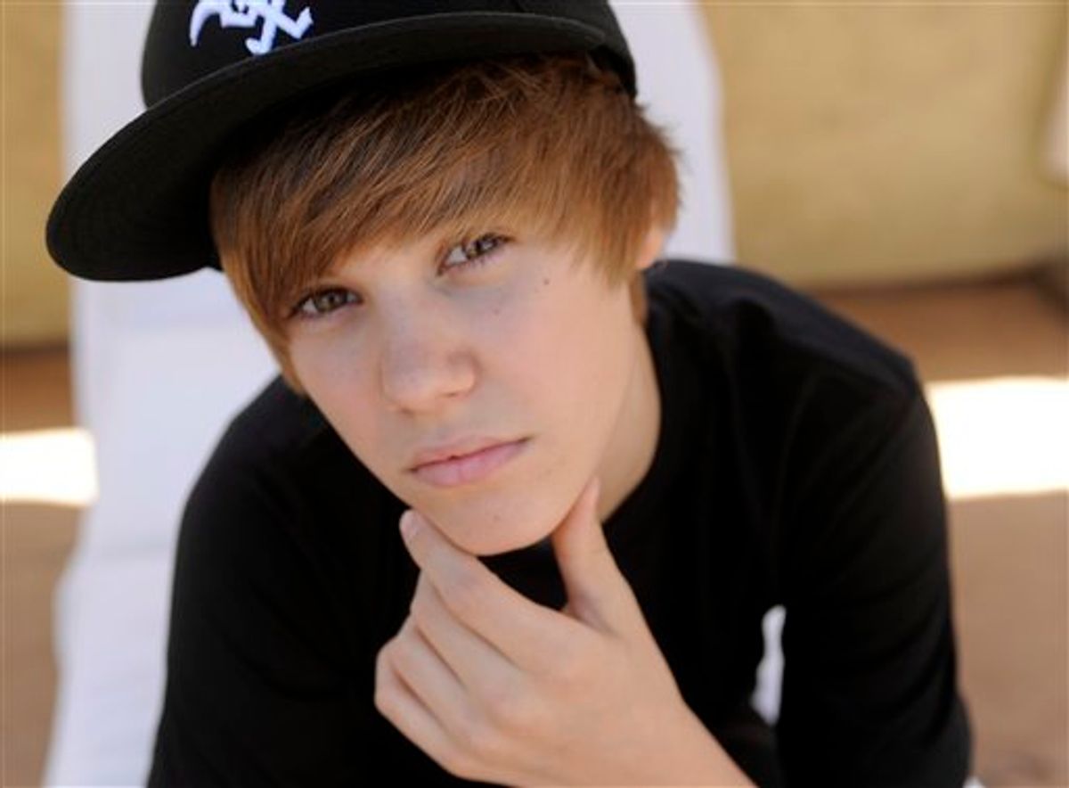 Singer Justin Bieber poses for a portrait in West Hollywood, Calif., Thursday, May 6, 2010. (AP Photo/Chris Pizzello) (AP)
