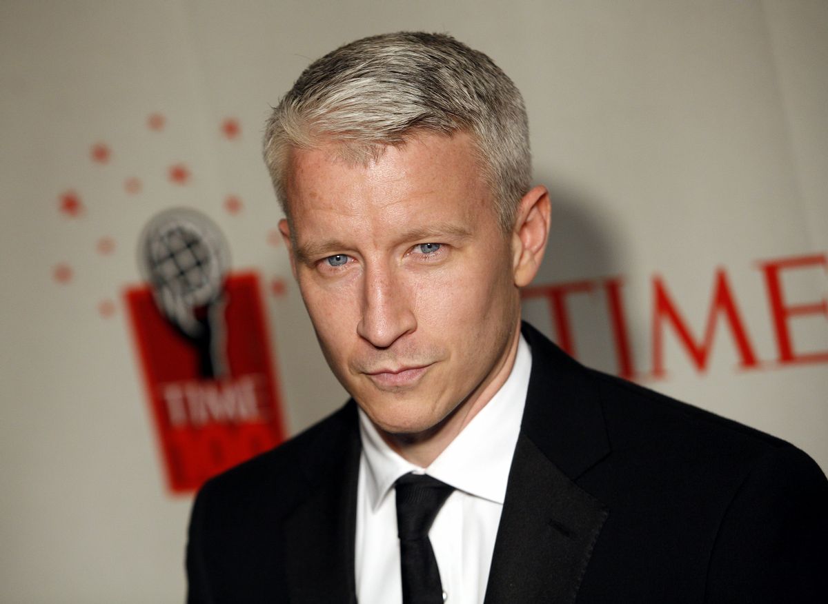 CNN's Anderson Cooper arrives at a dinner to celebrate Time 100, Time Magazine's list of the 100 most influential people in the world Monday, May 8, 2006 in New York.  (AP Photo/Jason DeCrow)        (Associated Press)