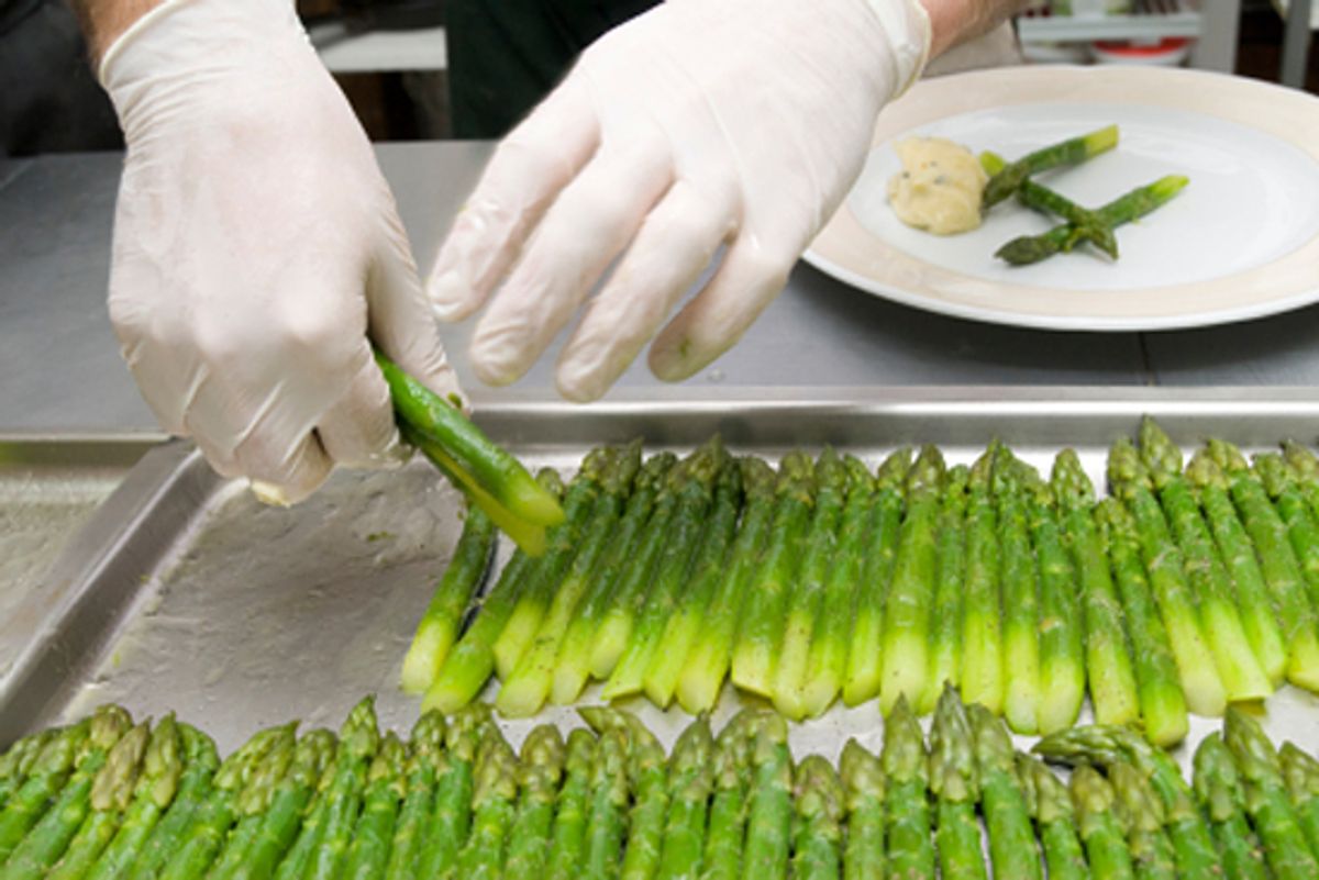 Preparation of an asparagus