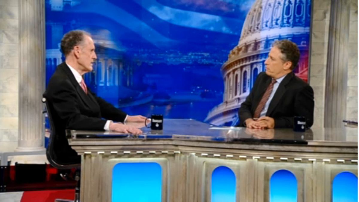 Kaufman talking Washington with Jon Stewart