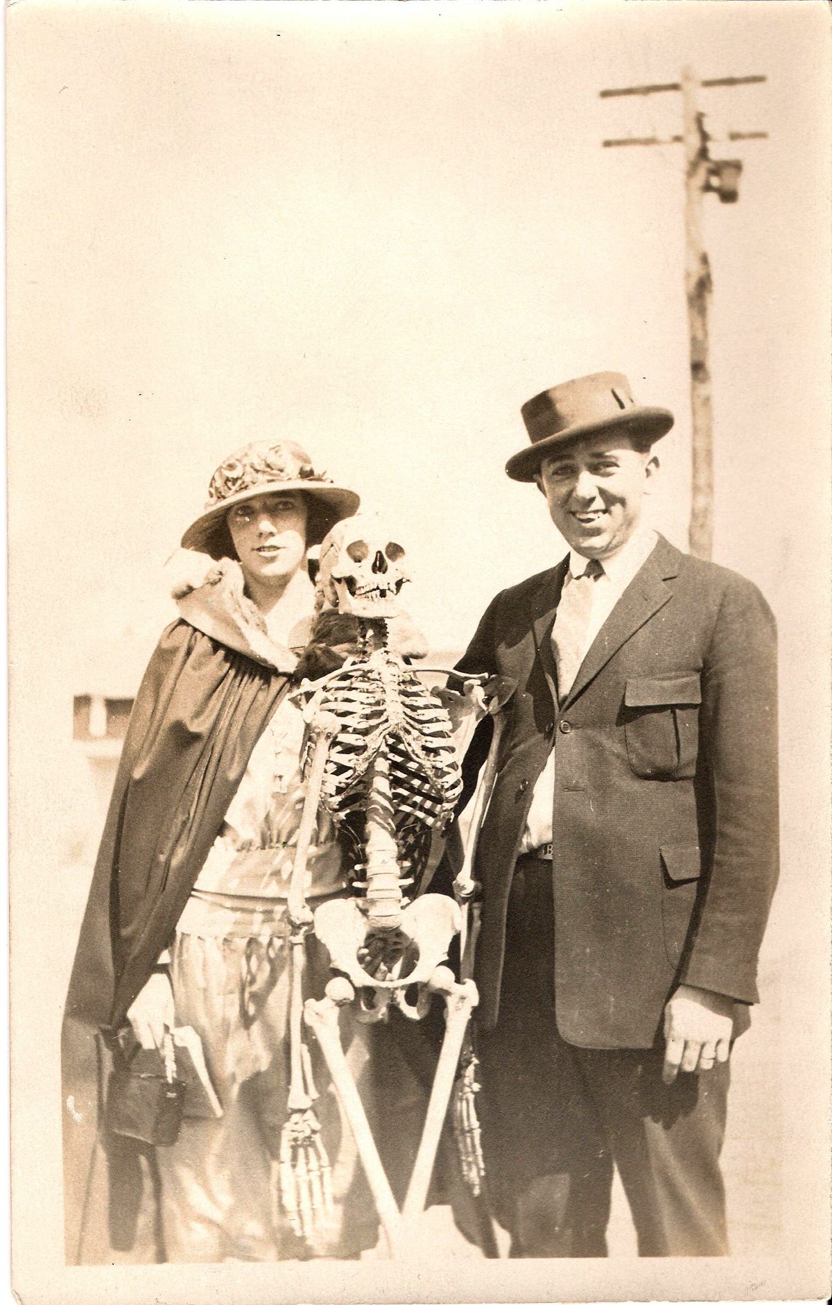 Felix with George Becker Sr. and his sister, 1927.