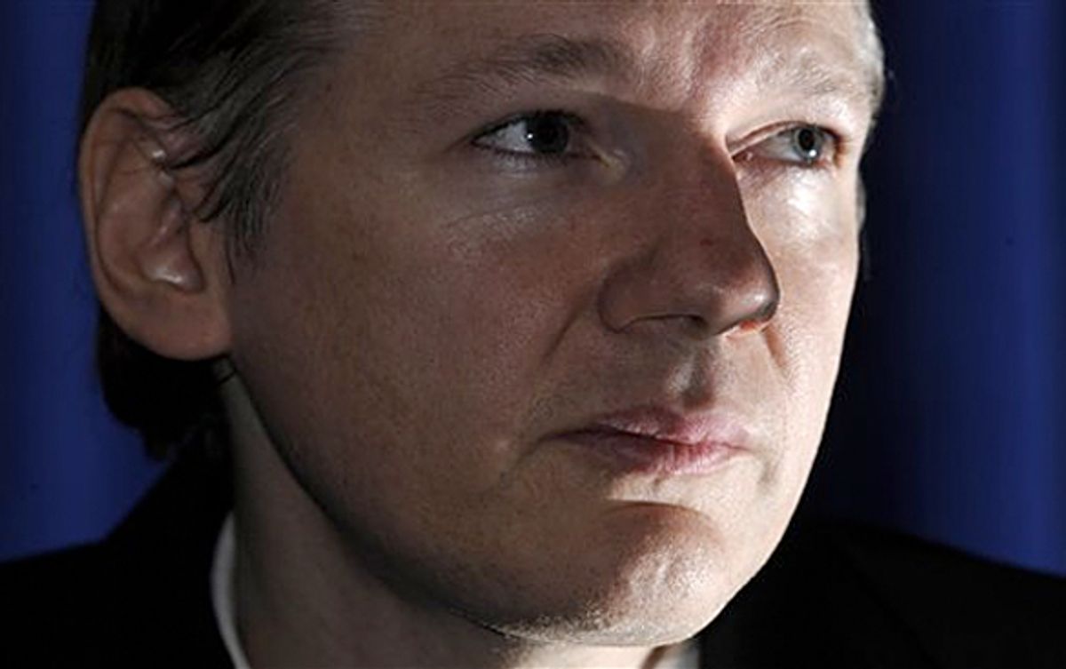 Founder of the WikiLeaks website, Julian Assange   