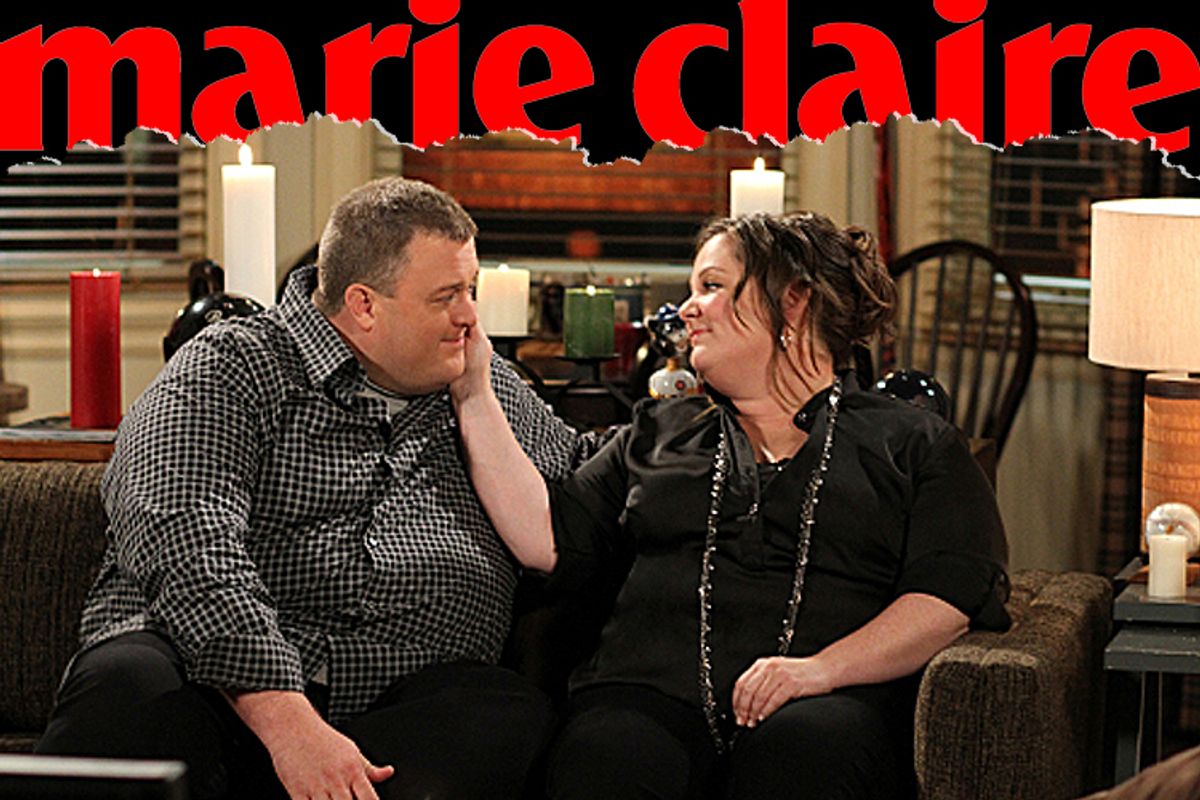 Billy Gardell and Melissa McCarthy in "Mike &amp; Molly"