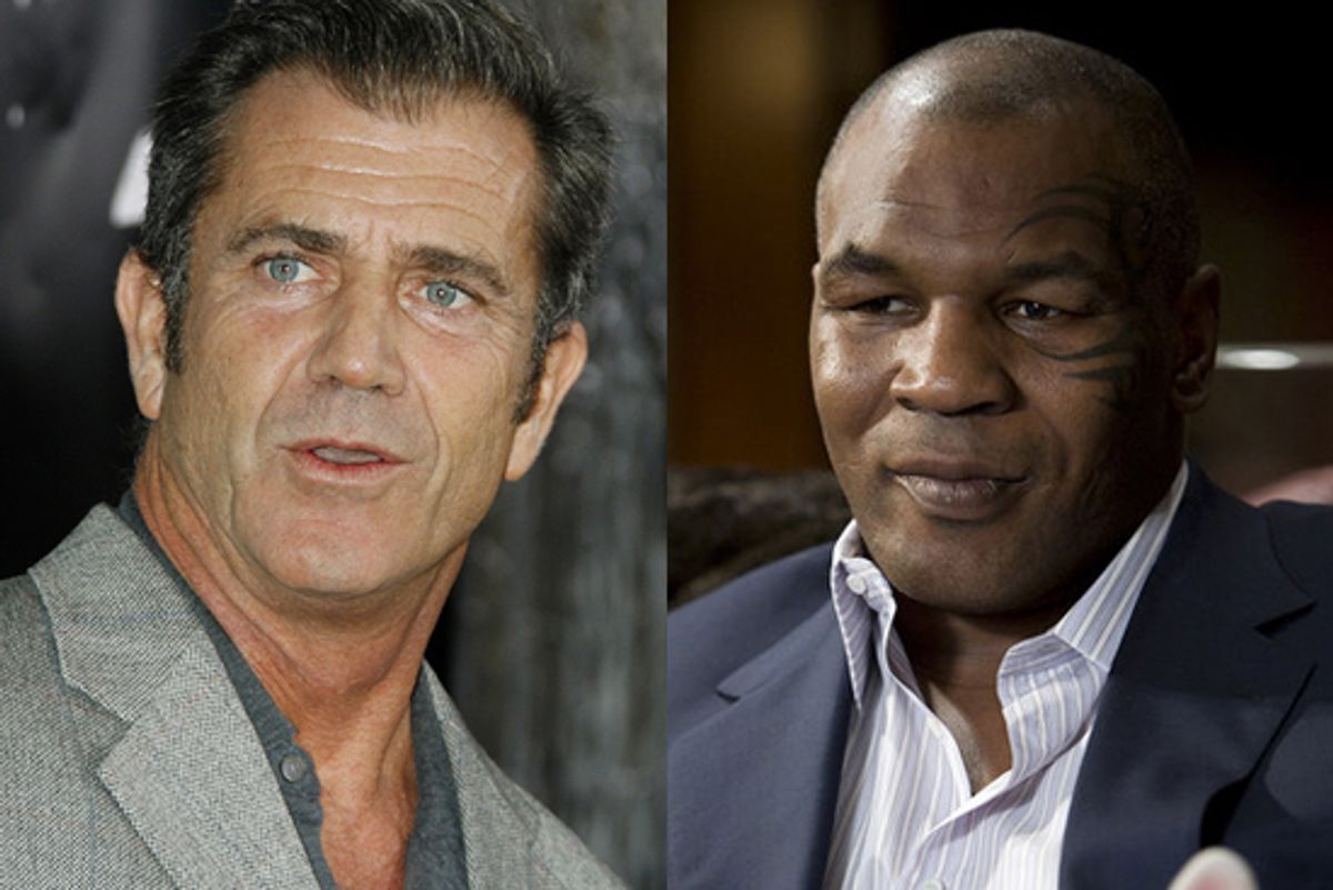 Mel Gibson and Mike Tyson
