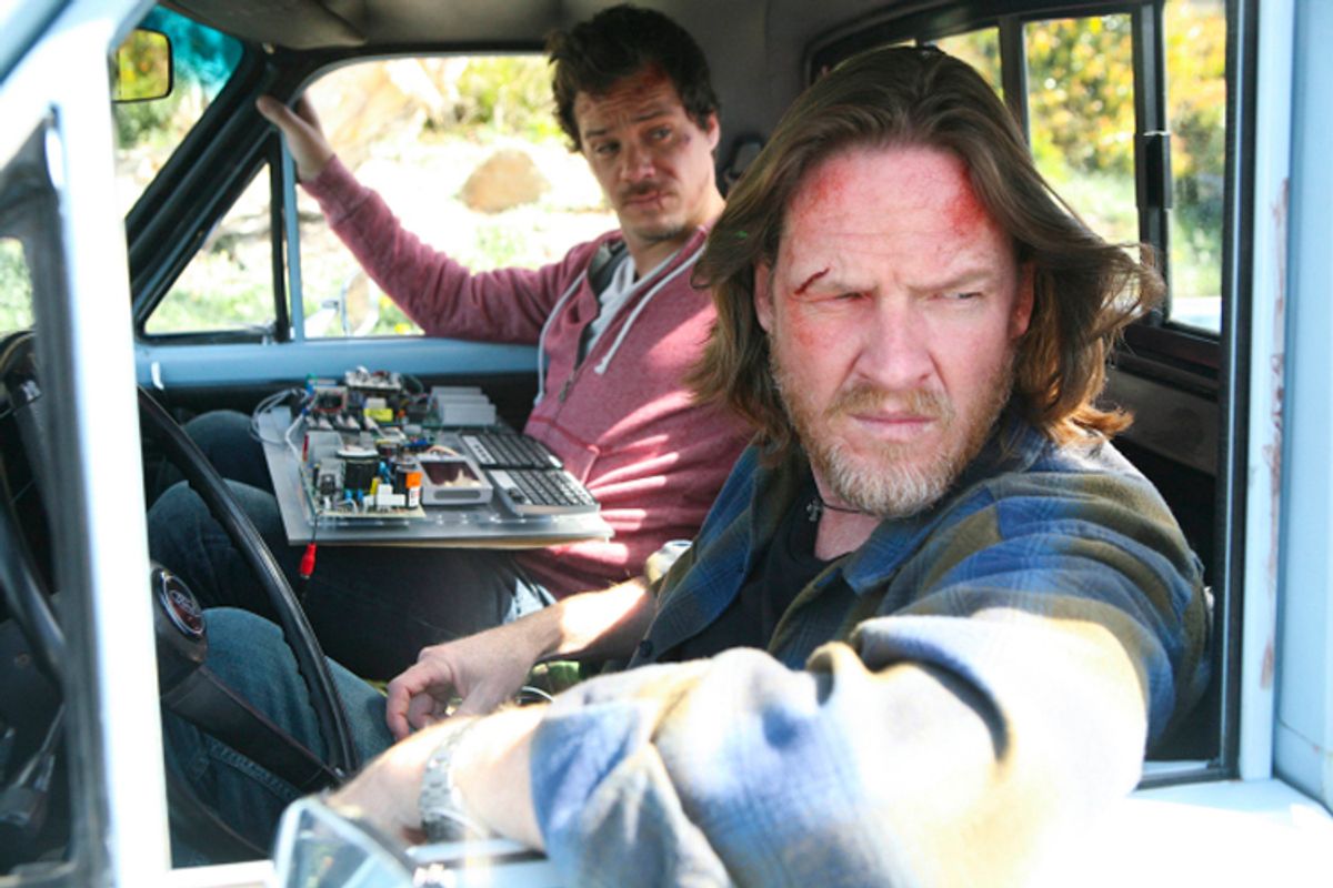 Michael Raymond-James and Donal Logue in "Terriers."