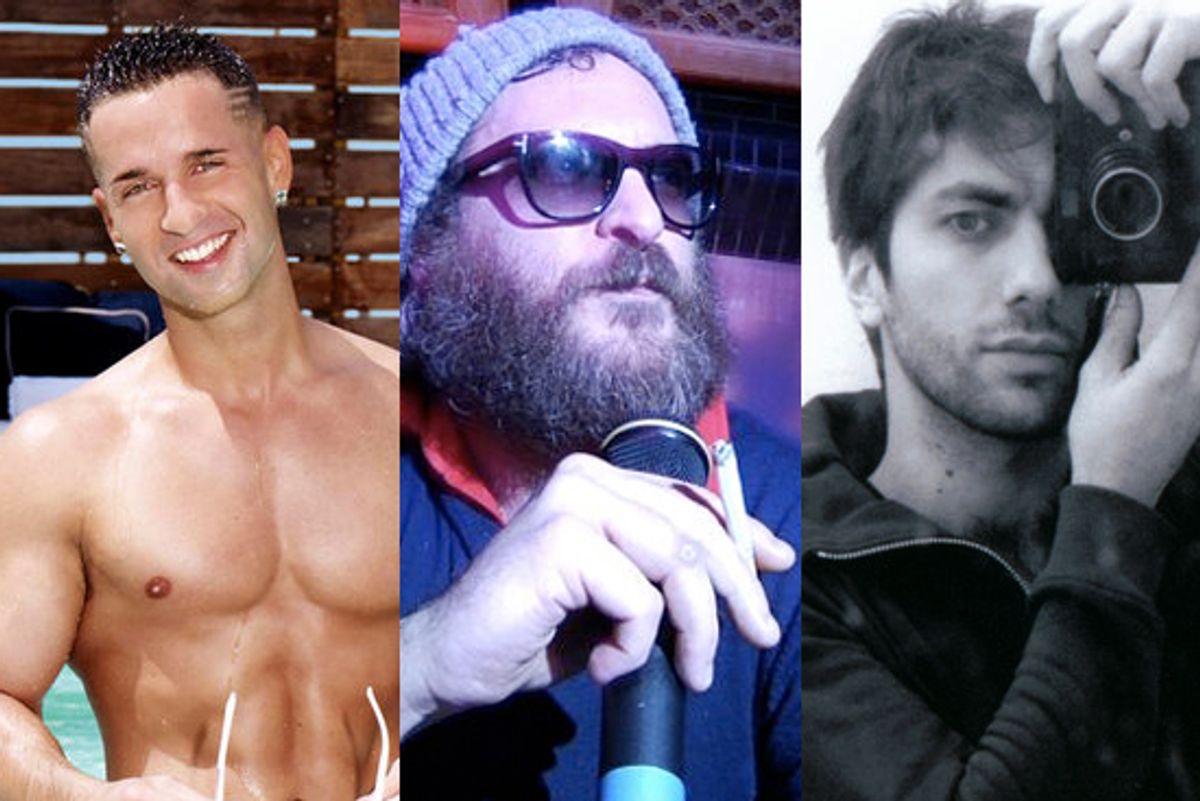 The Situation, Joaquin Phoenix in "I'm Still Here", Nev Schulman in "Catfish"