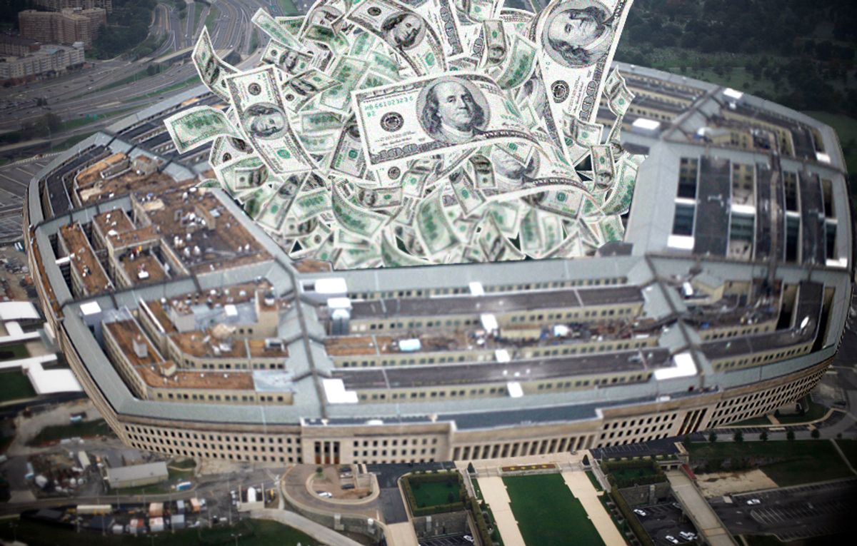 Aerial view of the United States military headquarters, the Pentagon, September 28, 2008. REUTERS/Jason Reed  (UNITED STATES) (Â© Jason Reed / Reuters)