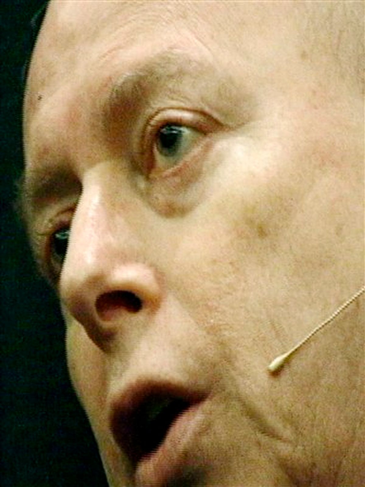 In this image taken from video Sept. 7, 2010, author and outspoken atheist Christopher Hitchens speaks during an appearance in Birmingham, Ala. Hitchens has been diagnosed with cancer and is undergoing chemotherapy treatments, and he says his health won't be affected by people praying either for his healing or his death. (AP Photo/Jay Reeves)        (AP)