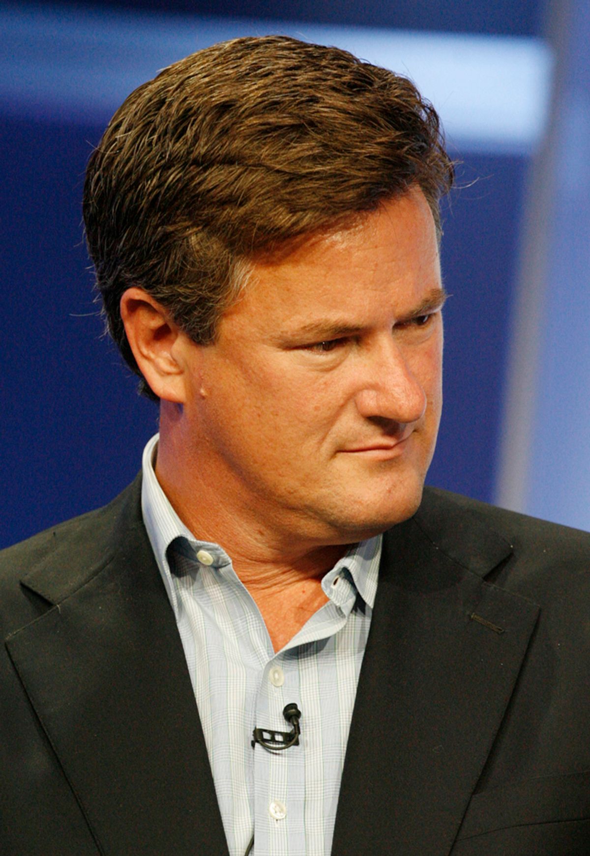 Joe Scarborough, host of "Morning Joe", takes part in the NBC News Decision '08 panel at the NBC Universal summer press tour  in Beverly Hills, California July 21, 2008.  REUTERS/Fred Prouser       (UNITED STATES)     (Â© Fred Prouser / Reuters)
