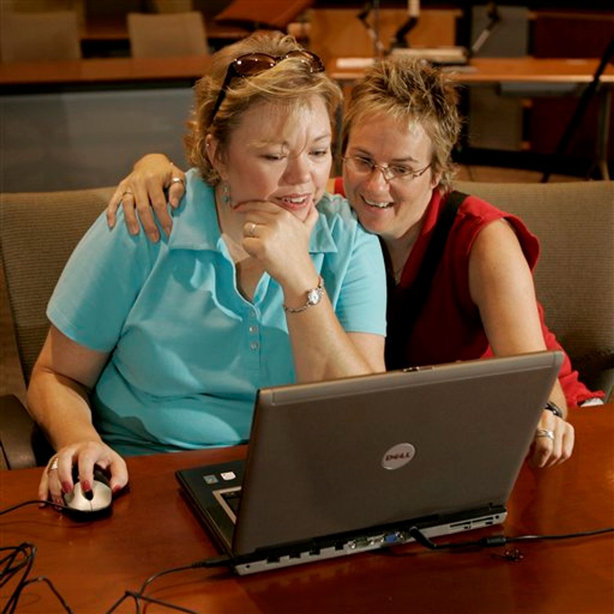 FILE - In this Aug. 1, 2007 file photo, Joyce Shontz, left, and Danita Long register as domestic partners at City Hall in Lawrence, Kan. Although fixing the economy is the top priority, Republicans who won greater control of state governments in the midterm elections are considering how to pursue action on a range of social issues, including abortion, gun rights and even divorce laws.  In Kansas, the victory by gov.-elect Sam Brownback, a strong opponent of abortion and gay marriage, has created strong expectations among evangelical supporters. (AP Photo/Charlie Riedel, File) (AP)