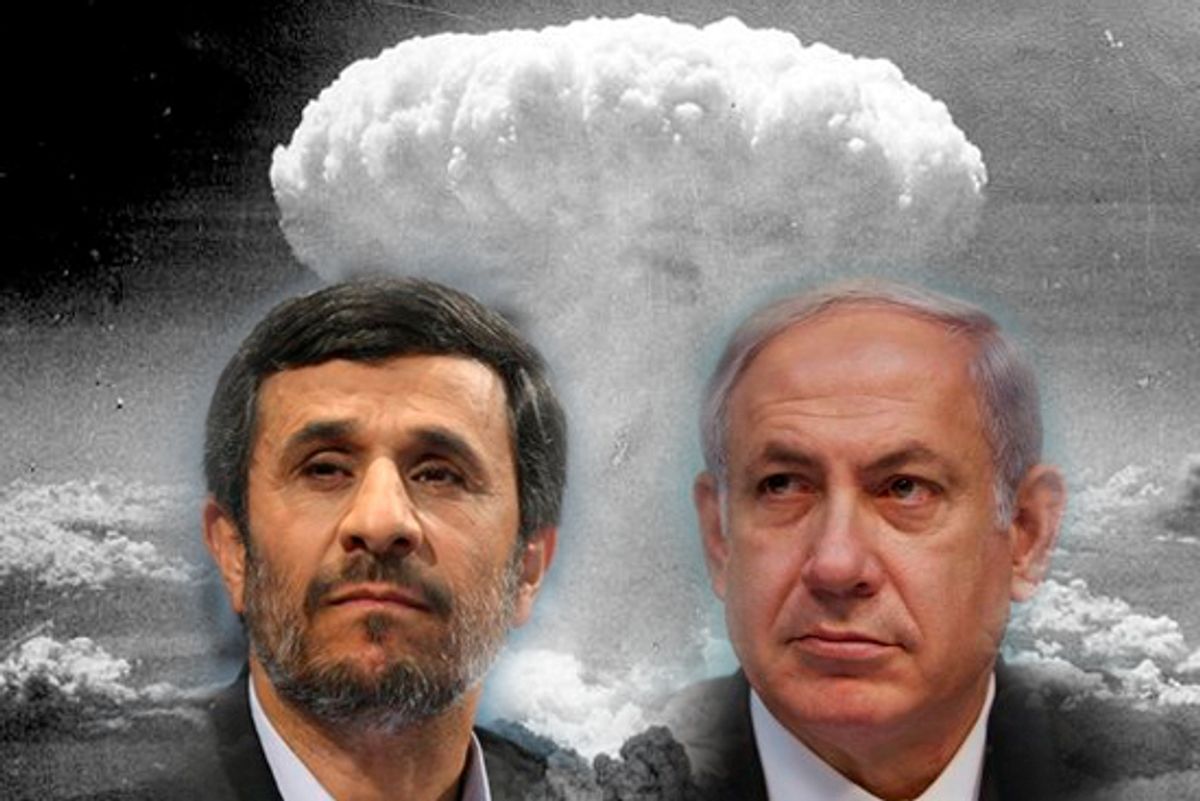 Iranian President Mahmoud Ahmadinejad and Israeli Prime Minister Benjamin Netanyahu