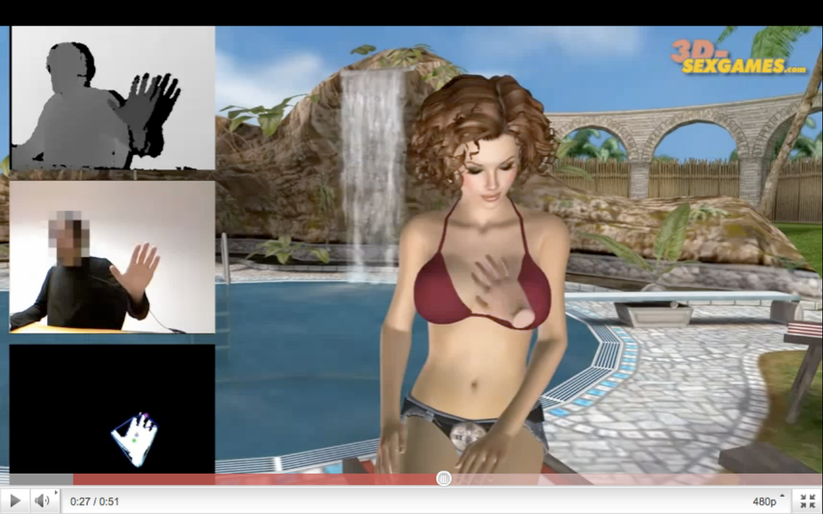 A glimpse of the first pornographic video game for Microsoft's Kinect ...