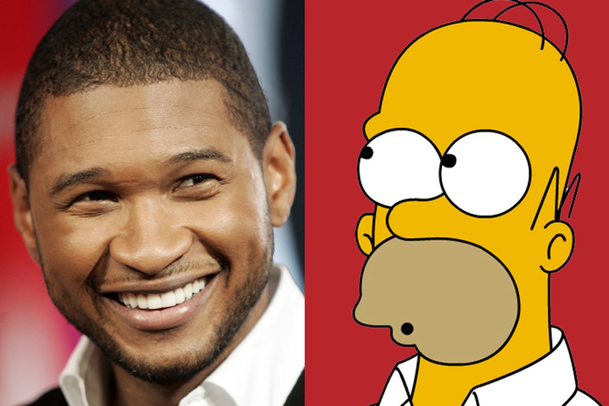 Did Usher rip off Homer Simpson? 