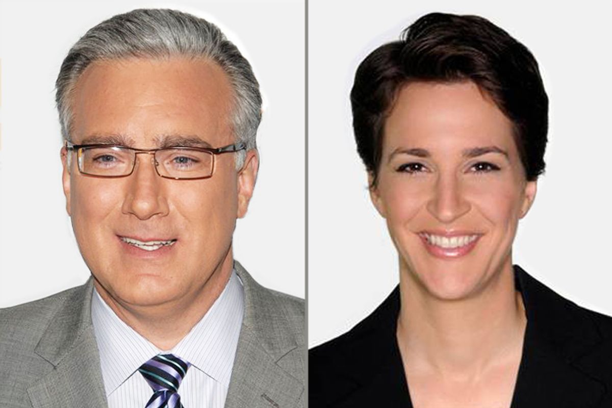Keith Olbermann and Rachel Maddow