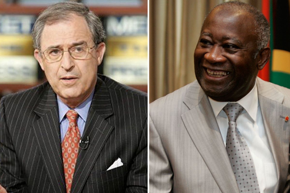 Lanny Davis and Laurent Gbagbo
