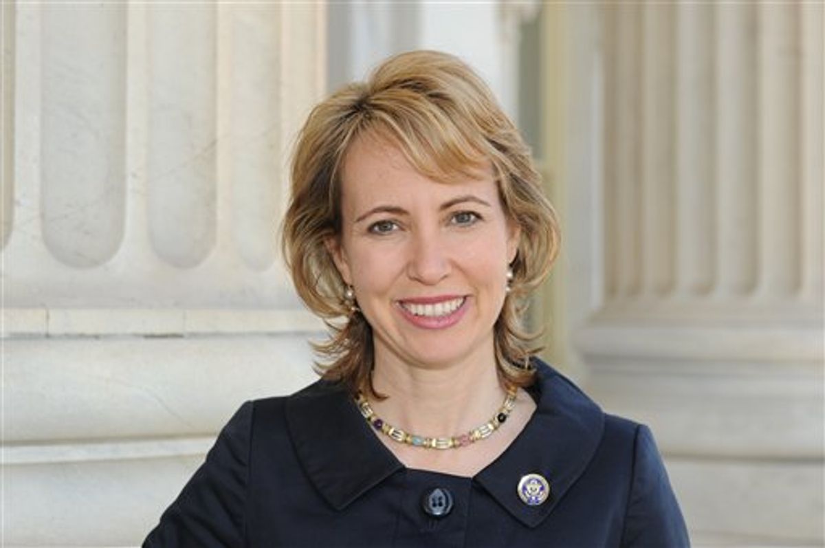 In this March, 2010 photo provided by the office of Rep. Gabrielle Giffords, Giffords poses for a photo. Giffords was critically wounded during a shooting at a political event Saturday, Jan. 8, 2011 in Tucson, Ariz. (AP Photo/Office of Rep. Gabrielle Giffords) (AP)