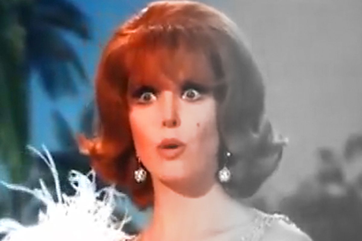 Tina Louise as Ginger in "Gilligan's Island."