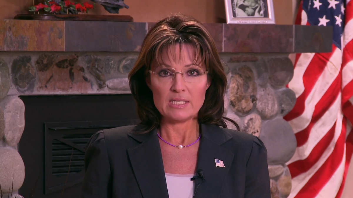 Palin posted an 8-minute video to Facebook the Wednesday morning after the shootings.