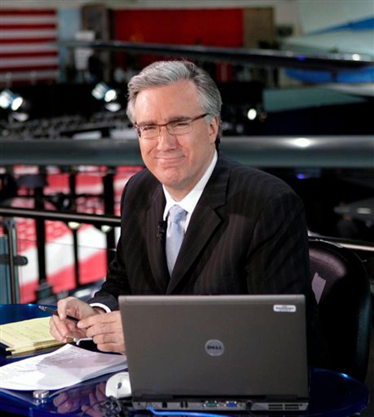 FILE - In this May 3, 2007 file photo, Keith Olbermann of MSNBC poses at the Ronald Reagan Library in Simi Valley, Calif. Keith Olbermann is leaving MSNBC and has announced that Friday's "Countdown" show will be his last.  MSNBC issued a statement Friday, Jan. 21, 2011, that it had ended its contract with the controversial host, with no further explanation. (AP Photo/Mark J. Terrill, File) (AP)