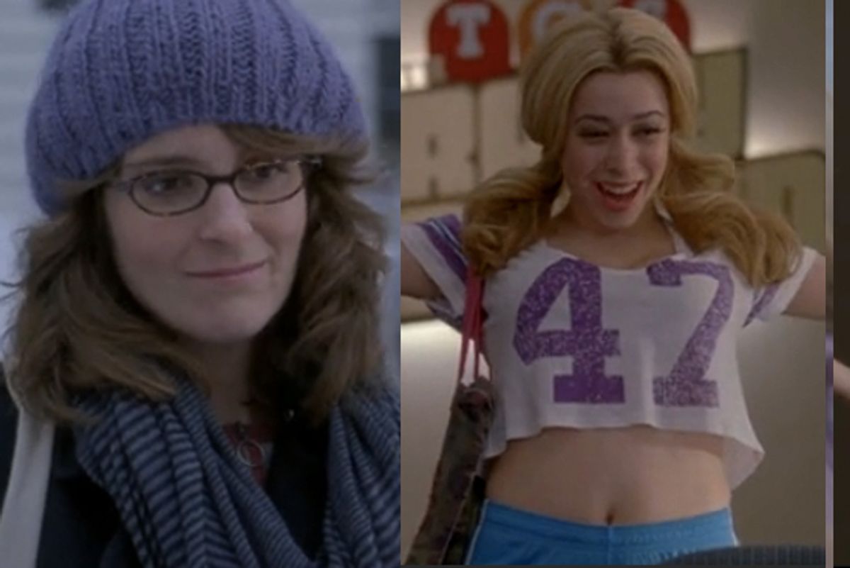 Liz Lemon (Tina Fey) and Abby Flynn (Cristin Milioti) in the February 24 episode of "30 Rock."        
