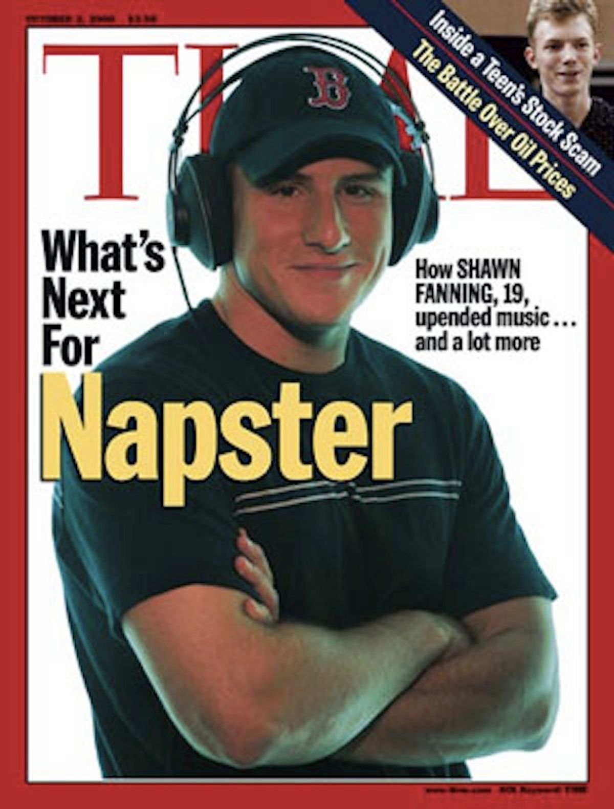 Napster's founder Shawn Fanning, in better days.