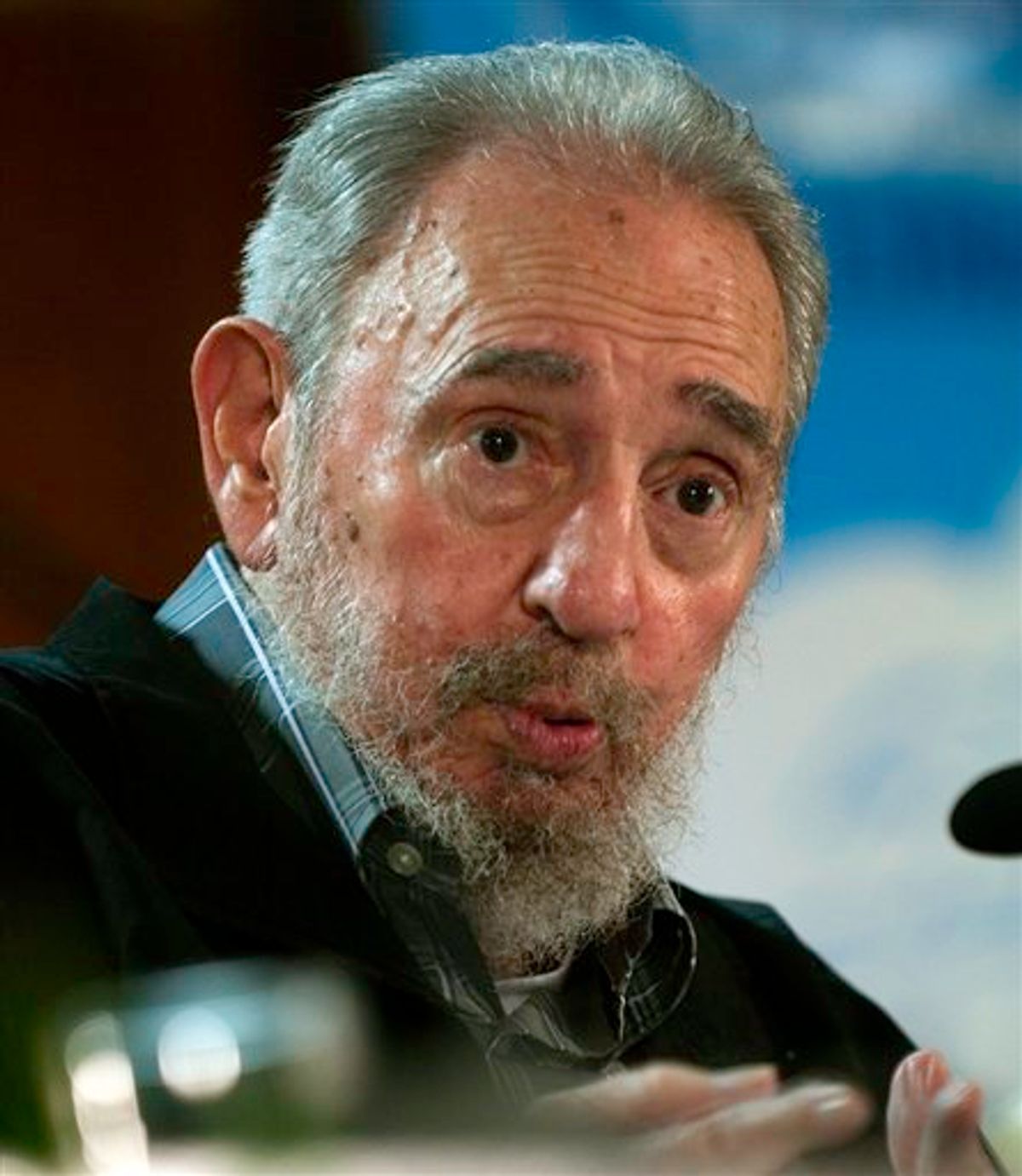 Cuba's Fidel Castro. (AP/Roberto Chile, Cubadebate)  