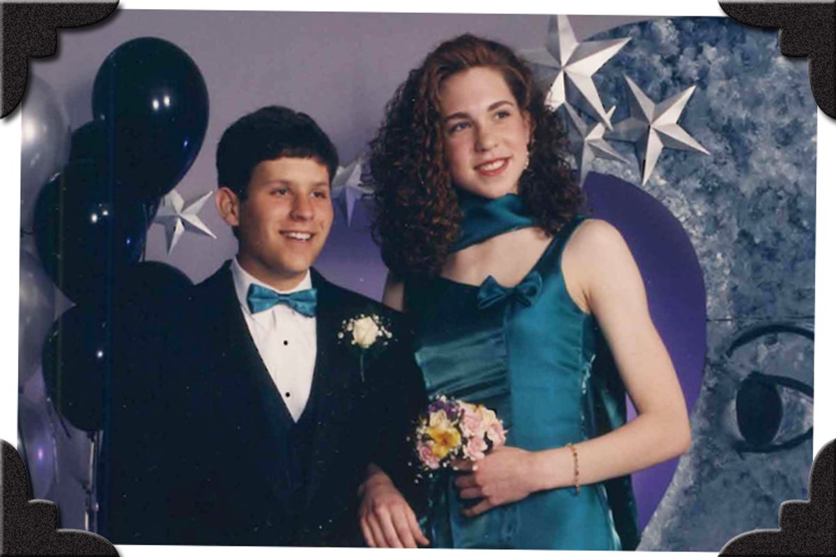 A photo of the author at prom