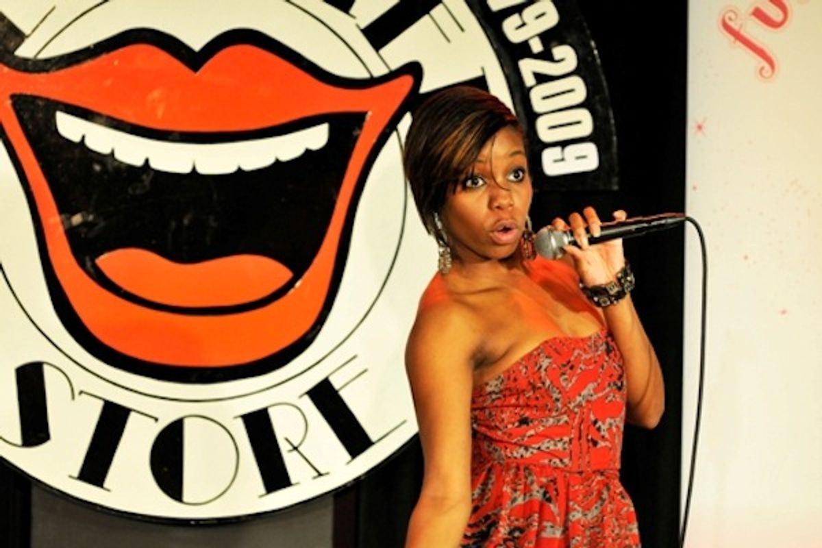 Dionne Hughes, winner of the 2009 Funny Women Awards 