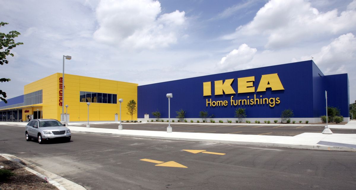 ** FILE ** The IKEA store in Canton Township, Mich., is shown Wednesday, May 31, 2006. Swedish home furnishings retailer Ikea will build its first Ohio store in West Chester, Ohio, a Cincinnati suburb, the company said Tuesday, Aug. 15, 2006.  (AP Photo/Carlos Osorio)   (Associated Press)