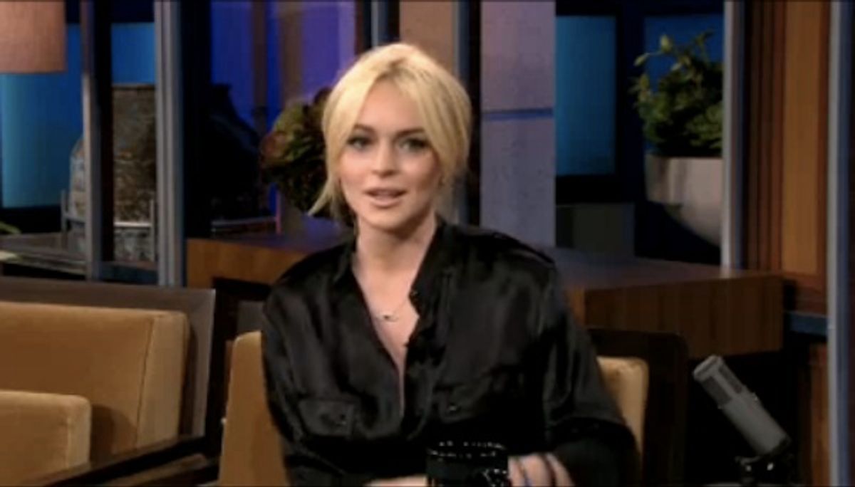 Lindsay Lohan wants to thank the Academy.