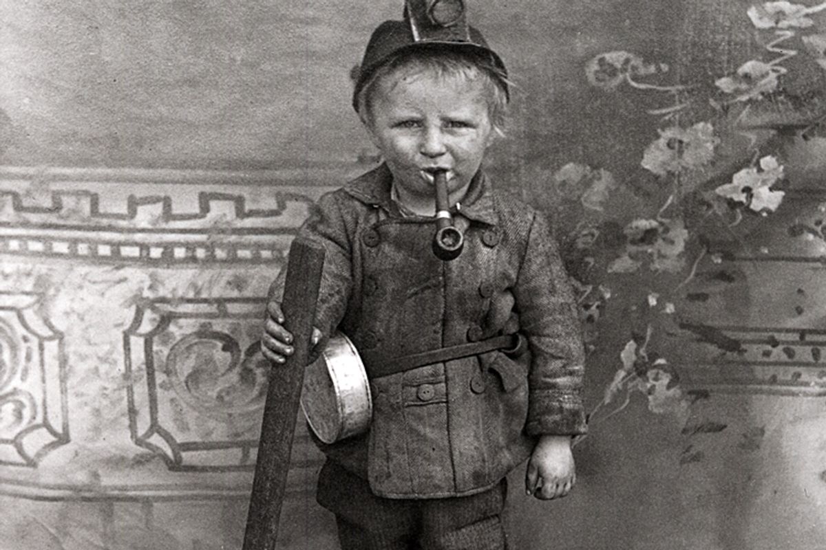 A young Utah or Colorado mine worker