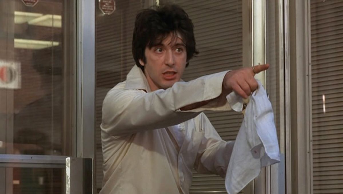Al Pacino in Sidney Lumet's 1975 classic "Dog Day Afternoon"